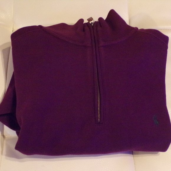 Polo Ralph Lauren Quarter Zip Sweater - XL - Picture 7 of 10